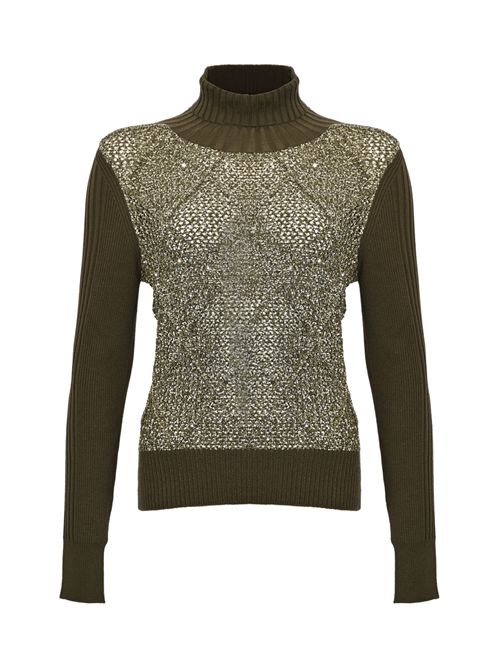 Maglia in lana con paillettes Bosco D. Exterior | 6163217BOS